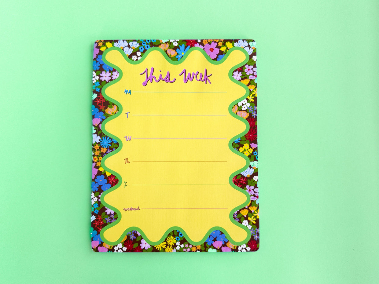 Chloe Floral Weekly Planner