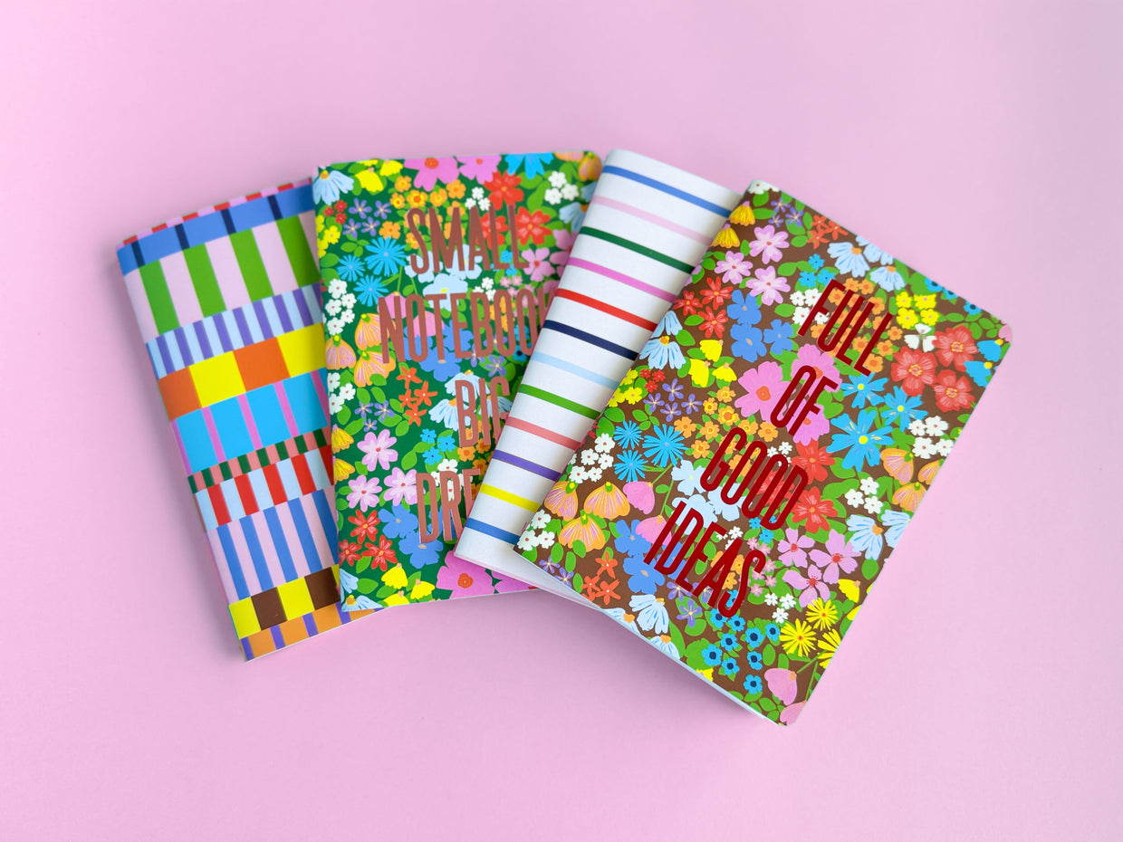 Chloe Floral Mini Notebook Set