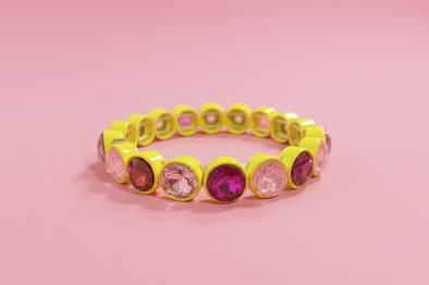 Wren Yelllow + Pink Bracelet