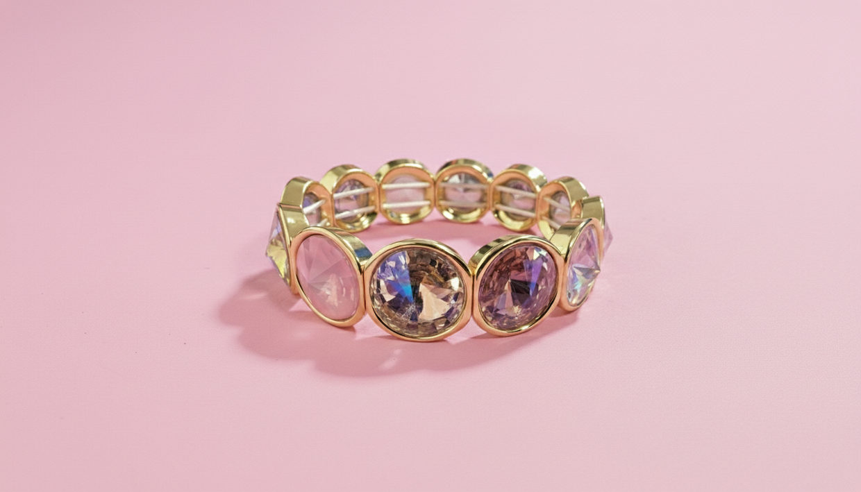 Elise Round Gold Bracelet
