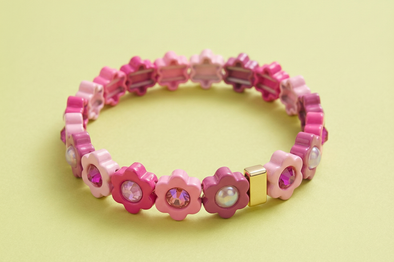 Daisy Pinks Bracelet