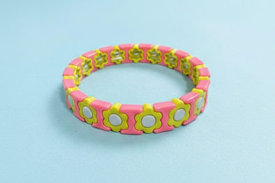 Florence Pink + Yellow Bracelet
