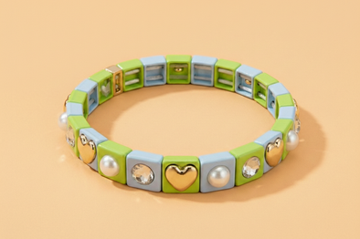 Maeve Blue + Green Bracelet