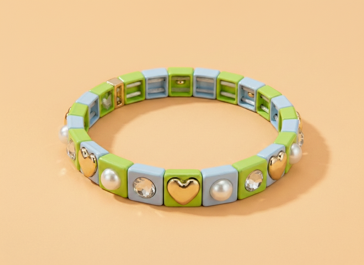 Maeve Blue + Green Bracelet