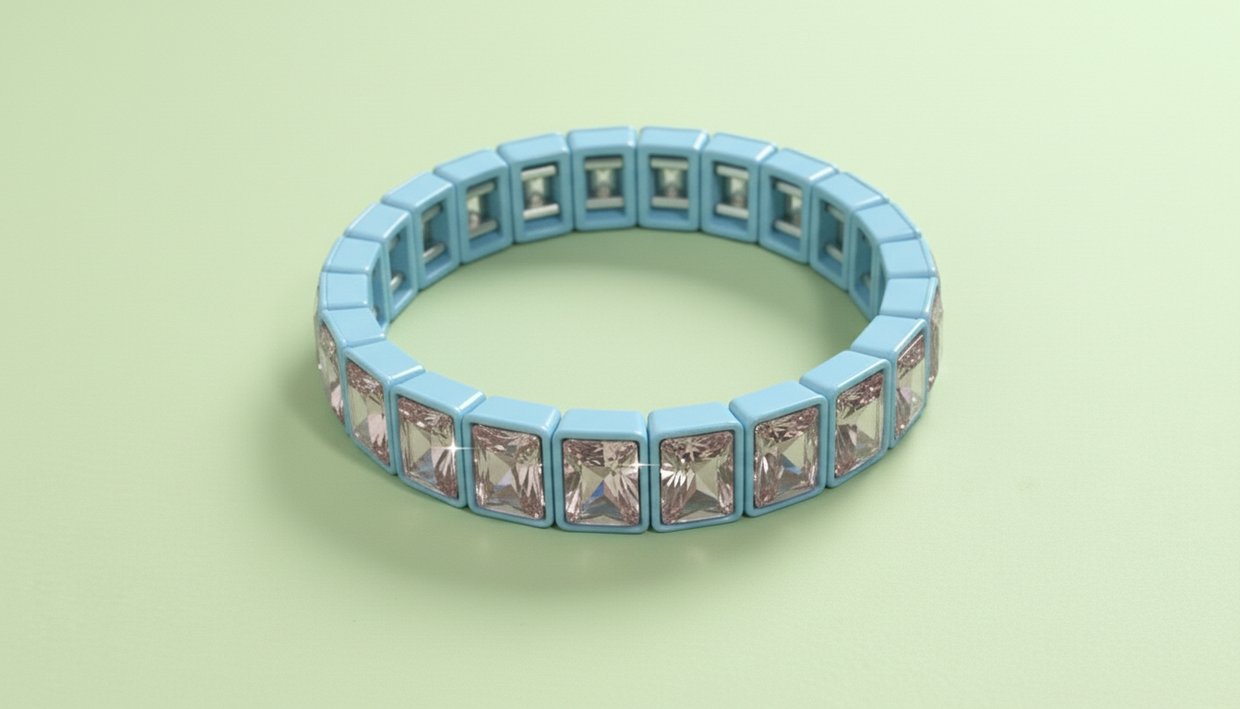 Estelle Blue + Pink Bracelet