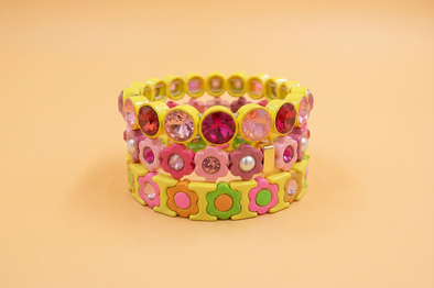 Wren Yelllow + Pink Bracelet