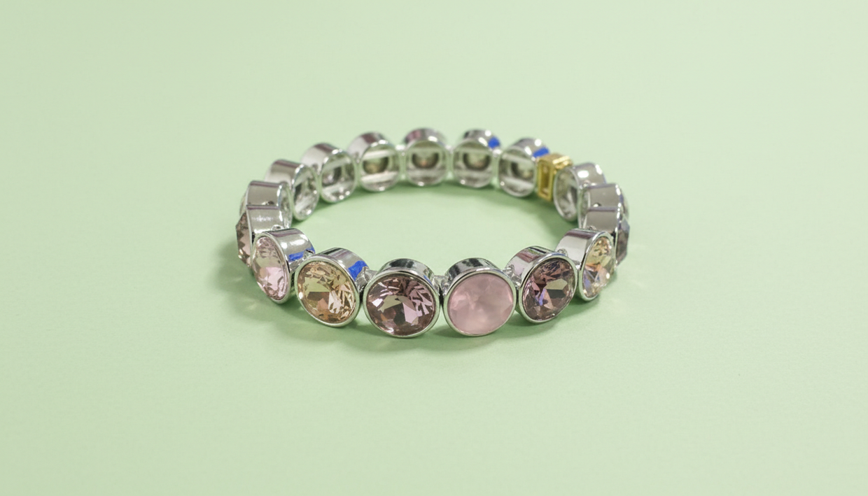 Wren Silver Circles Bracelet