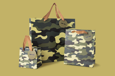 Camo Gift Bags (3 Sizes)