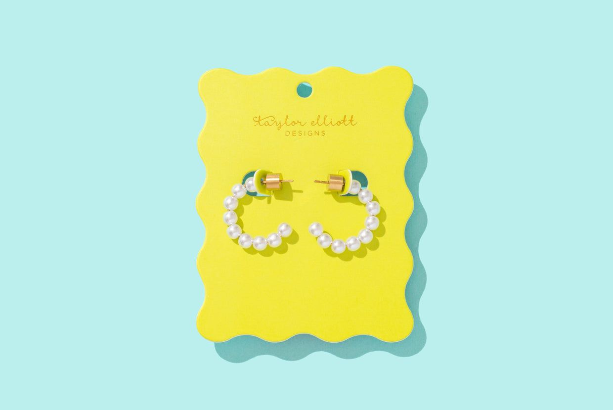 Olivia Pearl Hoops