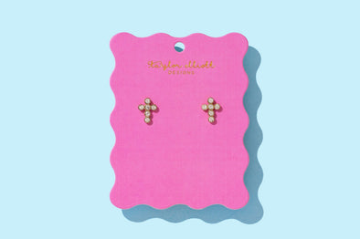 Faith Cross Earrings - 3 Colors