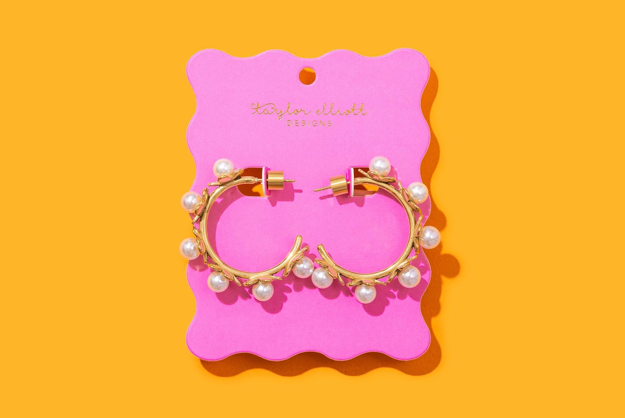 Kali Pearl Hoops