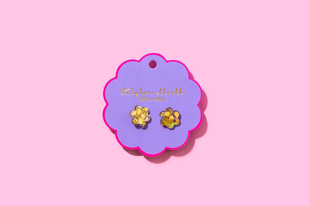 Confetti Yellow Stud