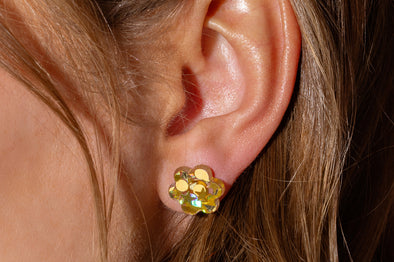 Confetti Yellow Stud