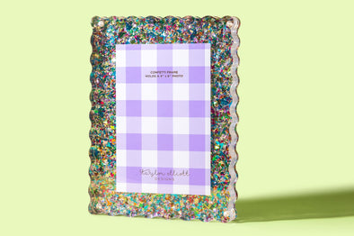 Colorful Confetti Frame - Medium