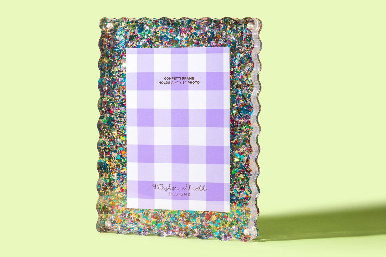 Colorful Confetti Frame - Medium