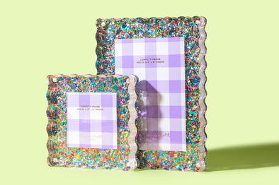 Colorful Confetti Frame - Medium