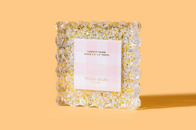 Pearl Confetti Frame - Small