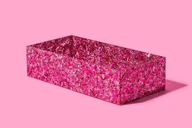 Pink Confetti Tray SM