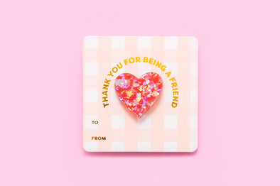 Heart Pin Card