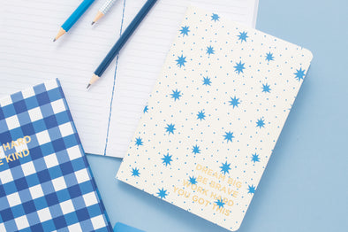 Gingham + Stars Notebook Set