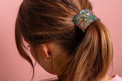 Colorful Confetti Ponytail Cuff