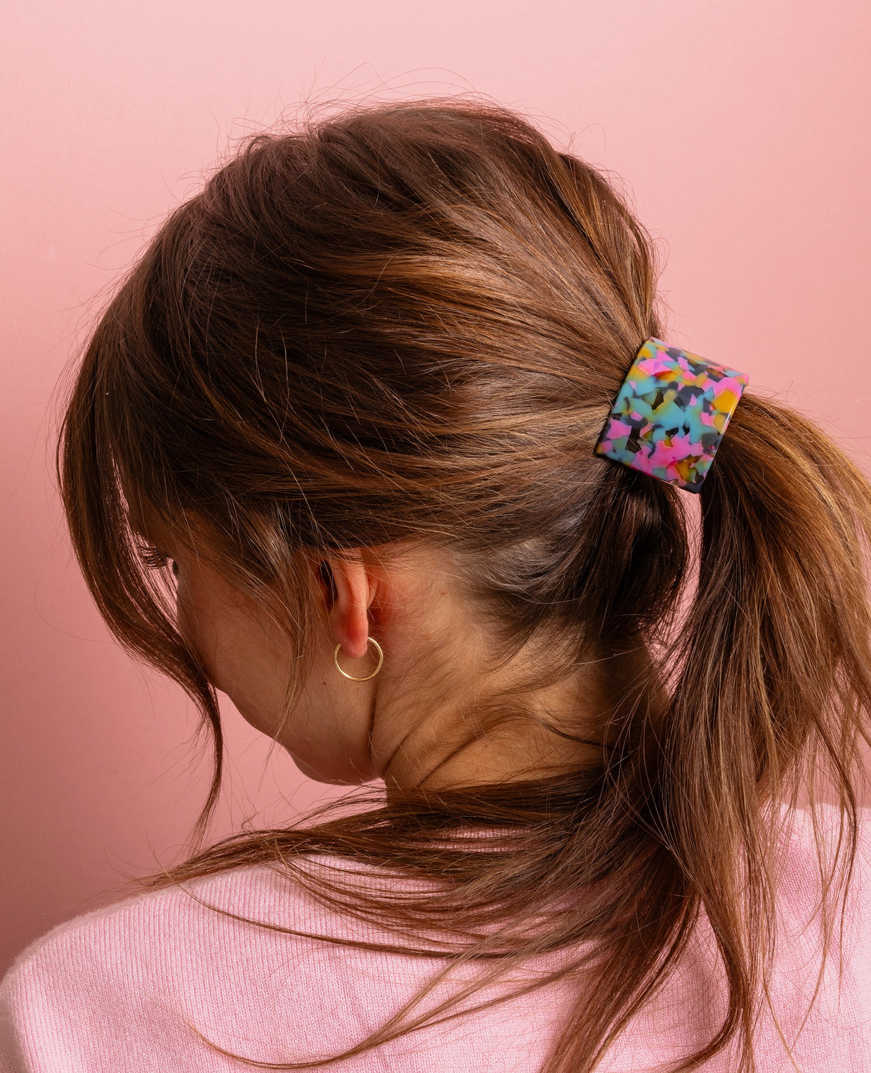 Bright Tortoise Ponytail Cuff