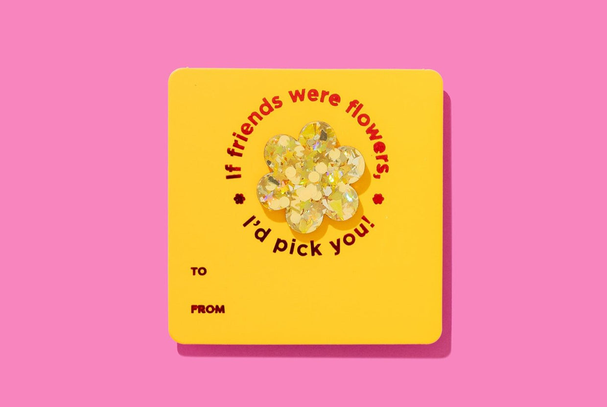 Flower Pin Card