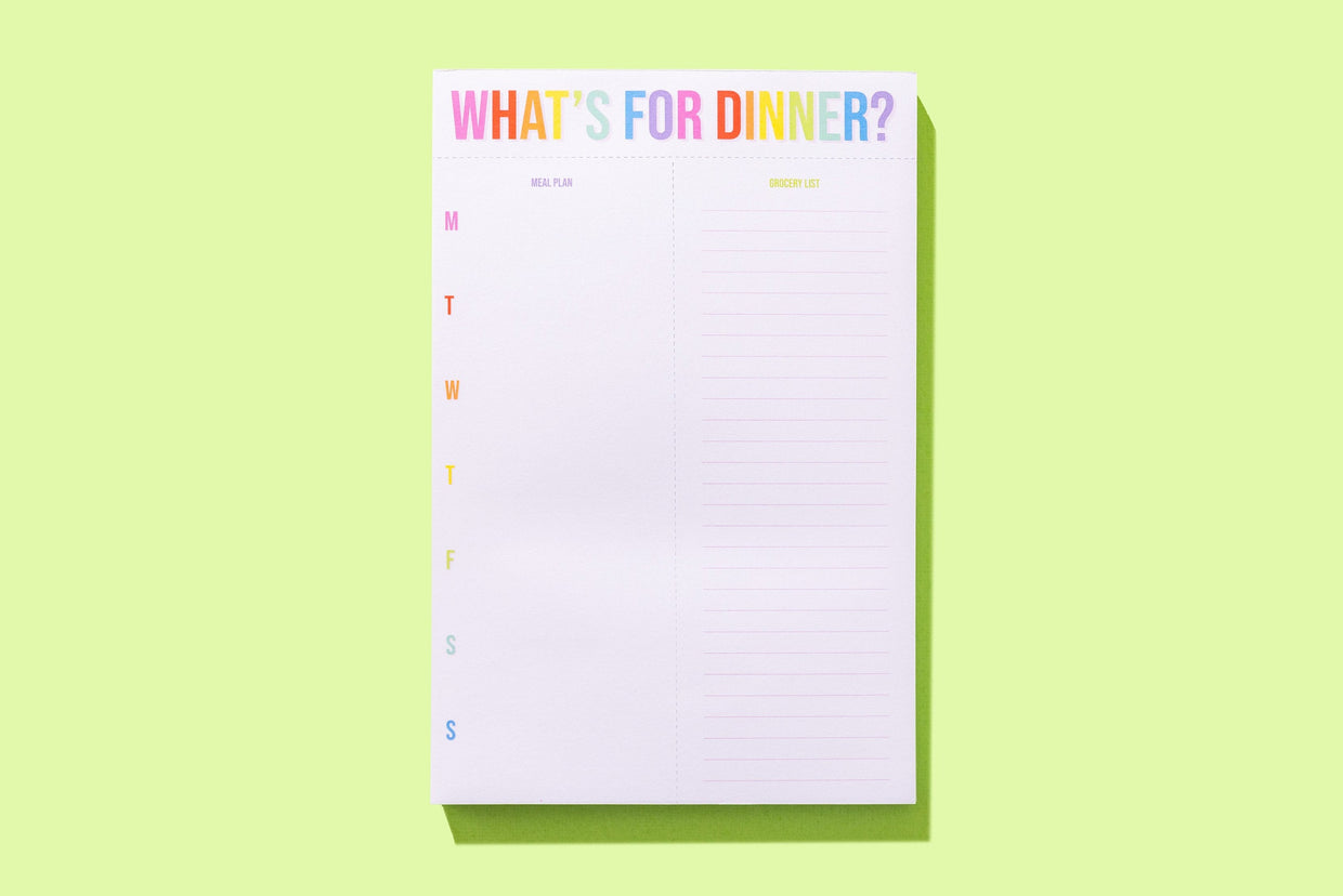 Meal Planning Notepad