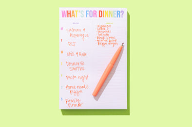 Meal Planning Notepad