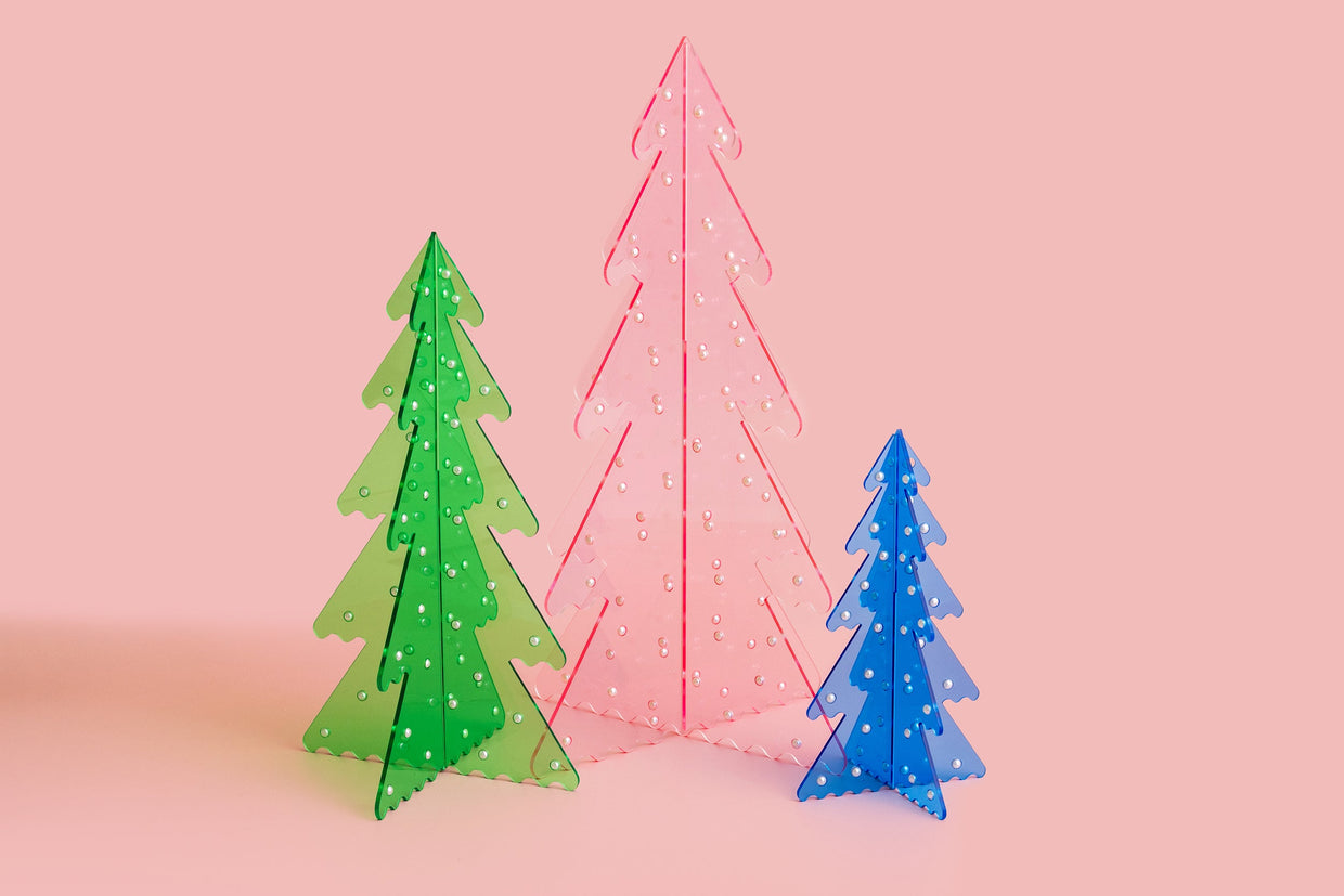 Acrylic Trees with Pearls