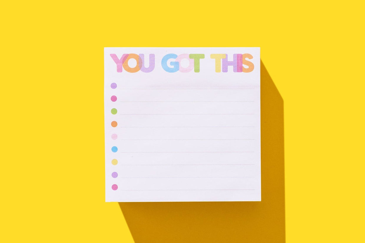 You Got This Sticky Reminder Pad