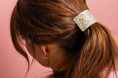 Pearl Confetti Ponytail Cuff