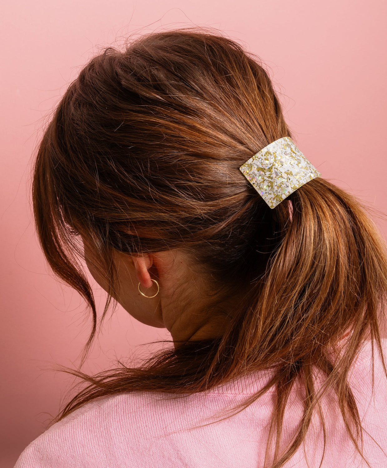 Pearl Confetti Ponytail Cuff