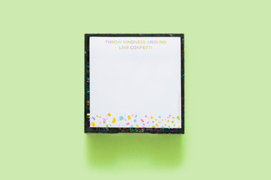 Confetti Holder + Sticky Reminder Set