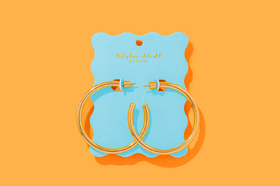 Terry Gold X-Large Hoop