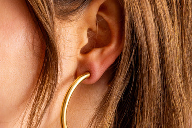 Terry Gold X-Large Hoop