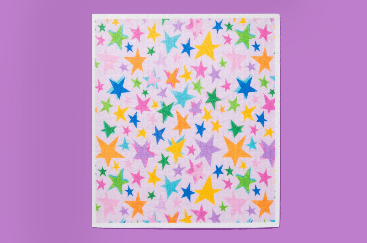 Stars Biodegradable Dish Cloth