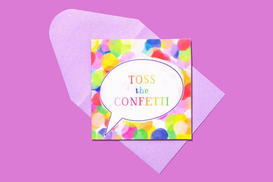 Confetti Enclosure Card