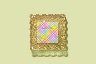 Gold Confetti Frame Small