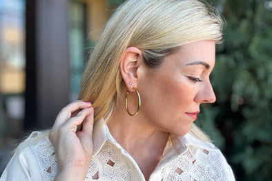 Terry Gold X-Large Hoop