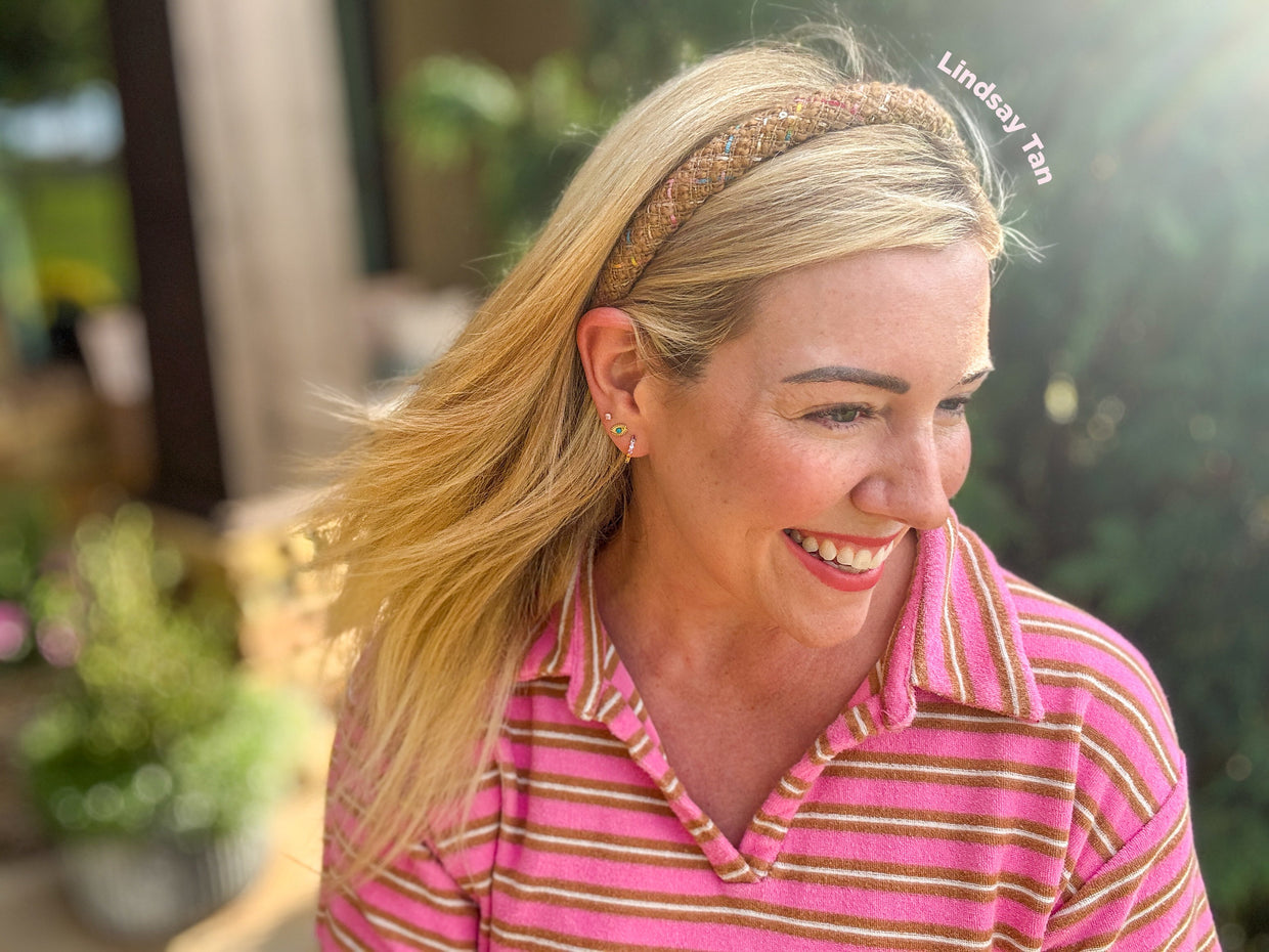 Lindsay Thin Tweed Headband