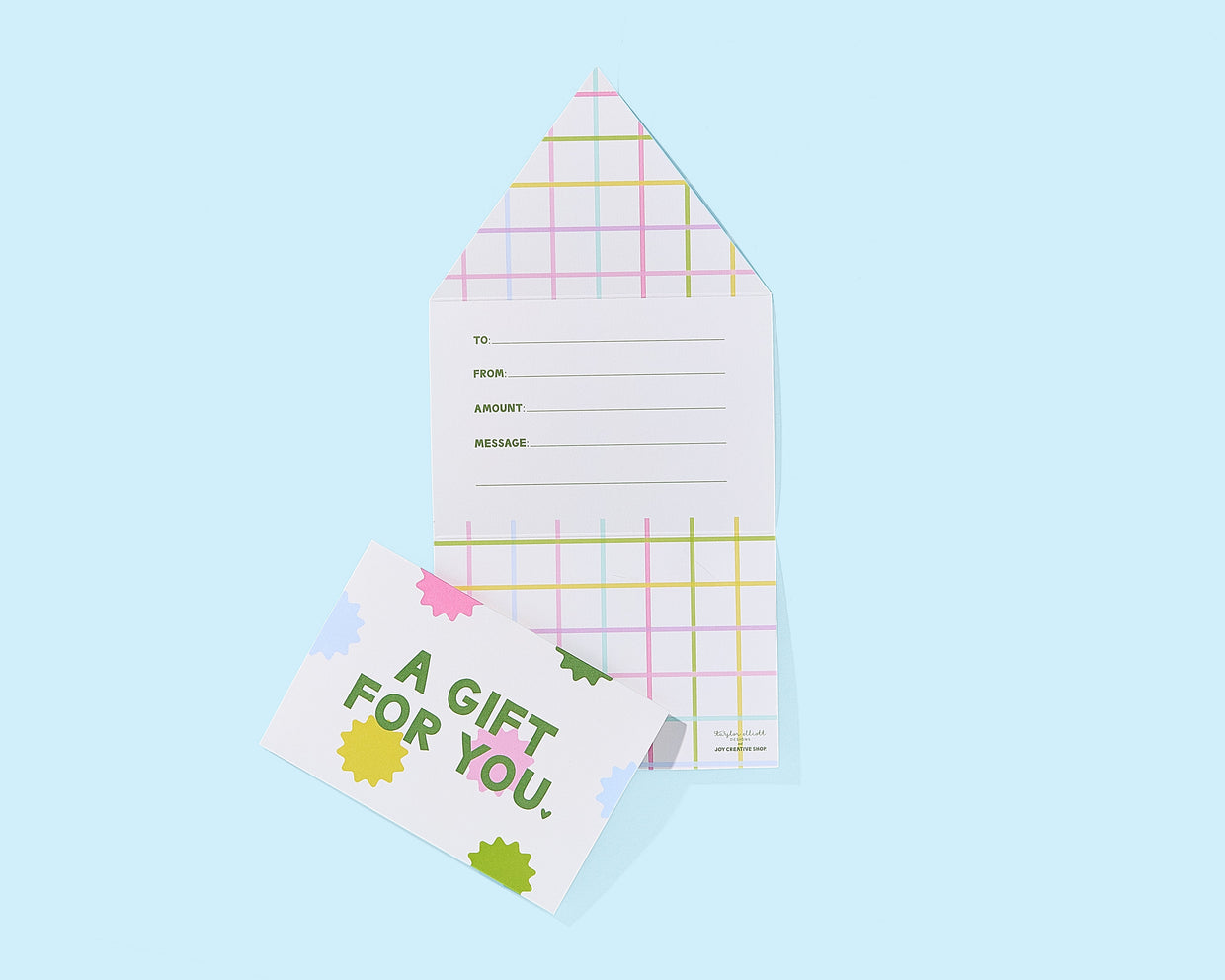 TED x Joy Creative Gift Card Holders