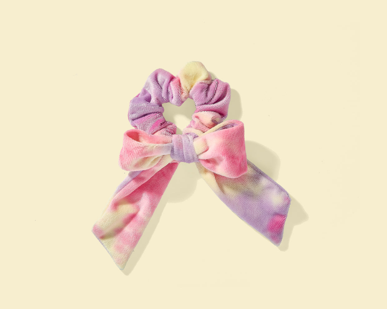 For Fun - Purple Bow Scrunchie
