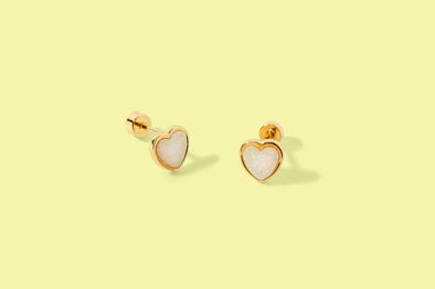 For Fun - Cammie Heart Studs