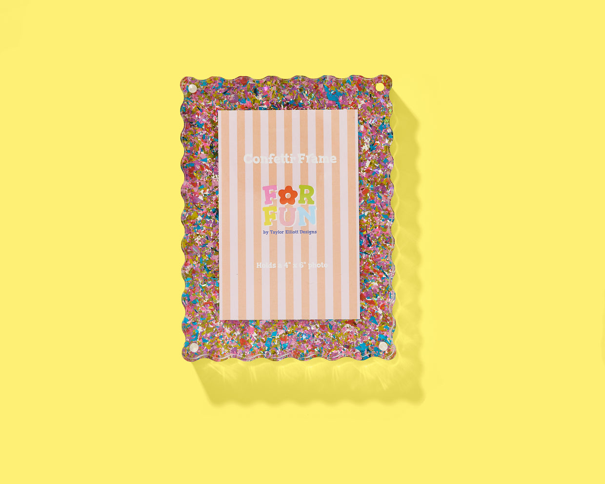 For Fun - Happy Confetti Frame Medium