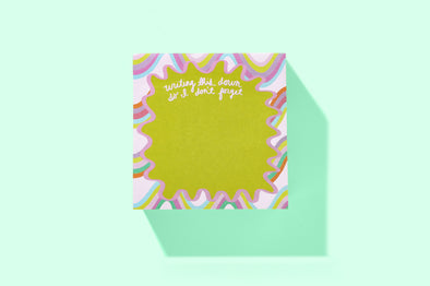 Wavy Sticky Reminder Pad