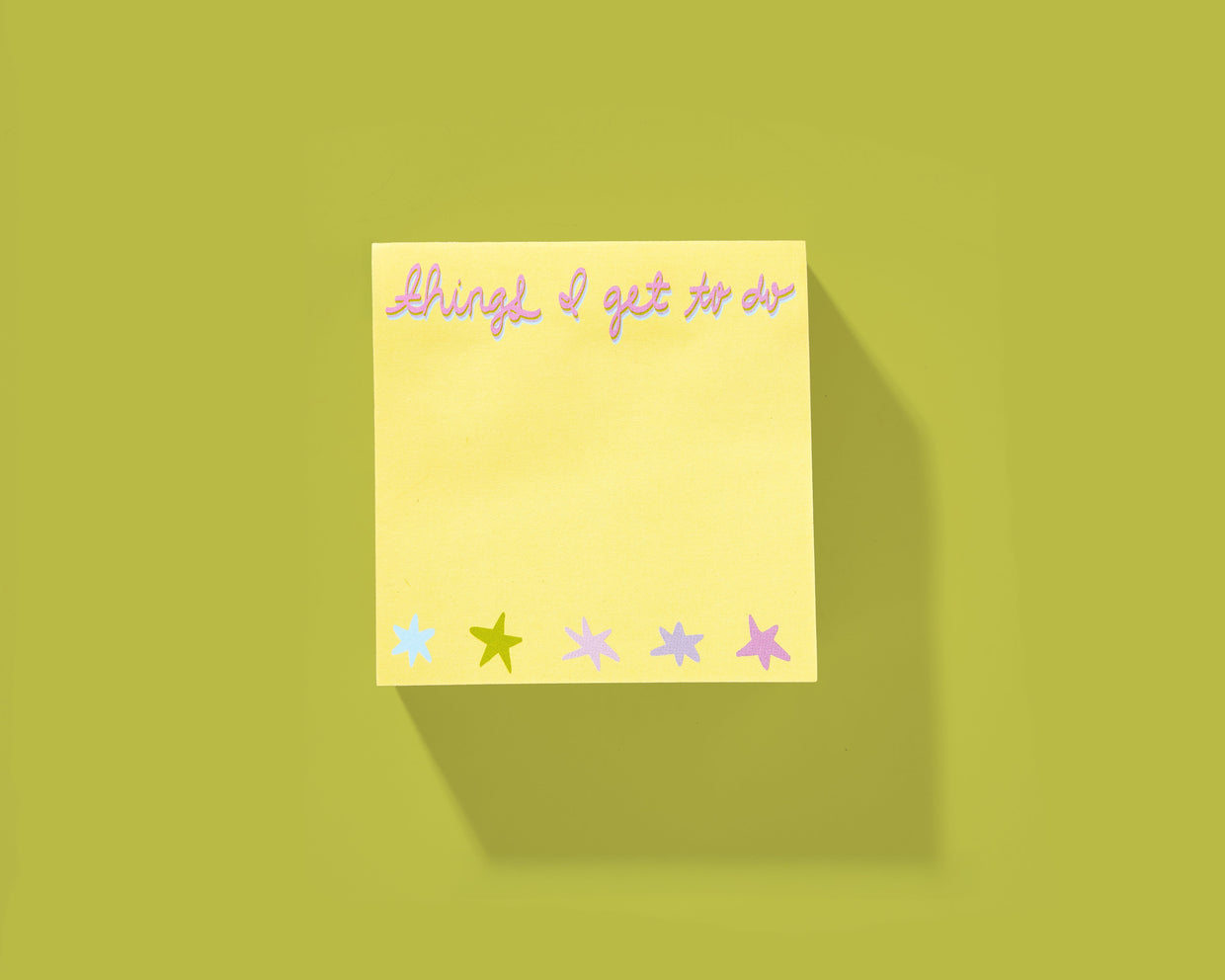 Things Sticky Reminder Pad