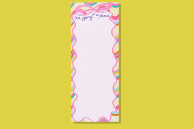 One Thing at a Time List Pad