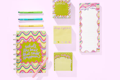 Wavy Sticky Reminder Pad