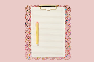 For Fun - Happy Confetti Large Clipboard